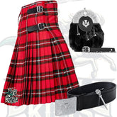 Battle Of Kilts Men’s Tartan Kilt Outfit – 5-Piece Scottish Set with Premium Accessories